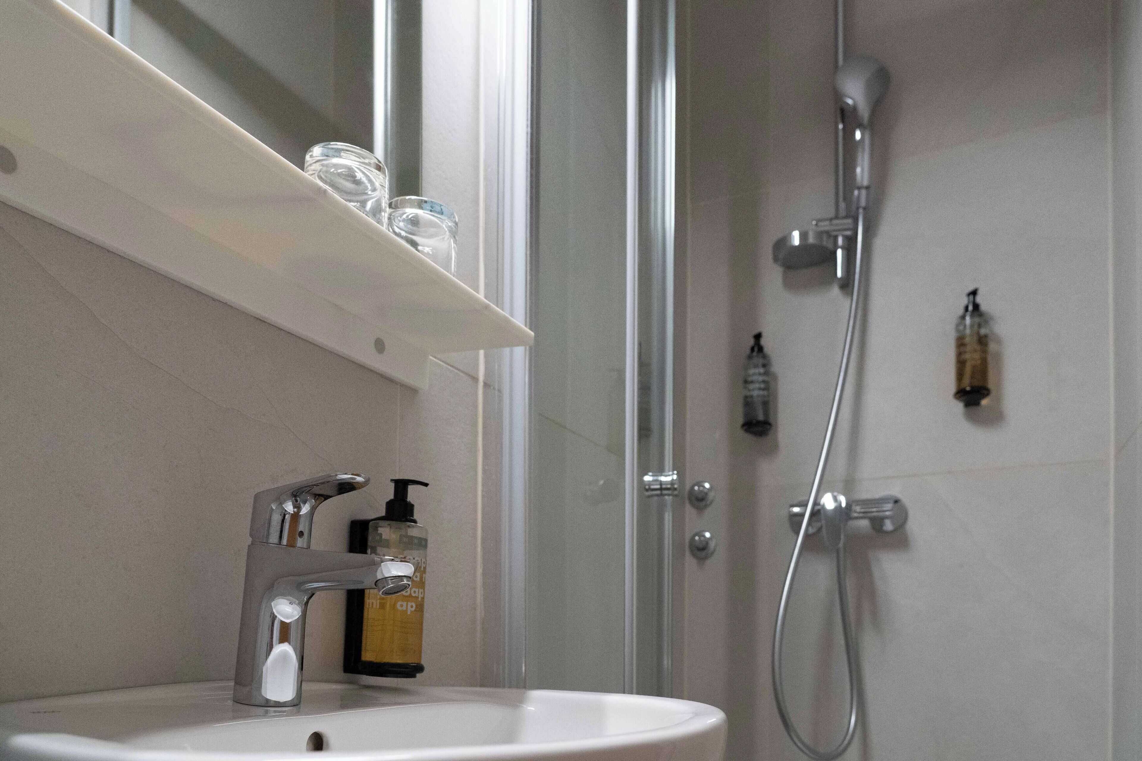 Free toiletries, hair dryer, bidet, towels