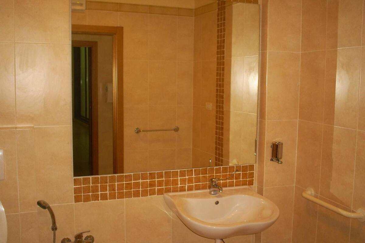 shower, free toiletries, hair dryer, bidet