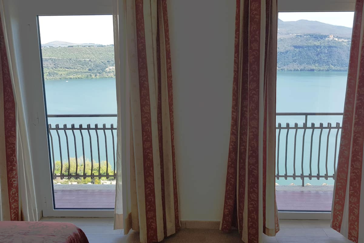 superior double room, lake view | view from room