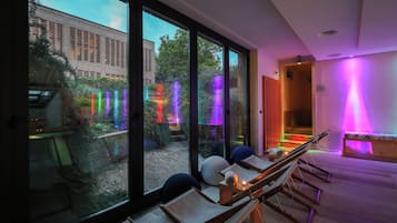 Sauna, hot tub, Turkish bath/hammam, body treatments, hydrotherapy