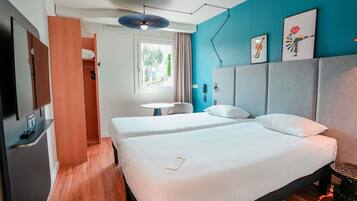 Standard Twin Room | Premium bedding, desk, blackout curtains, soundproofing