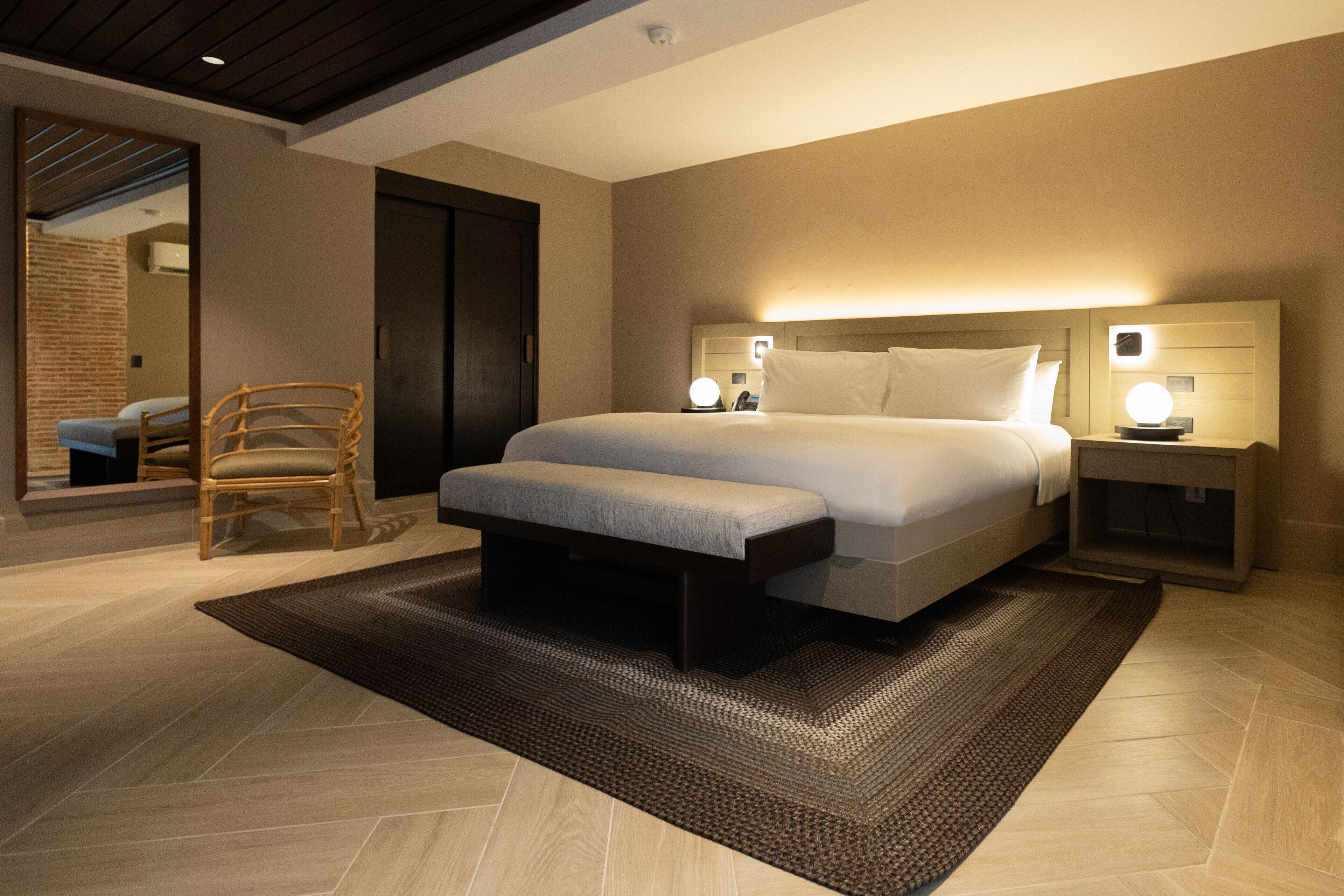 junior single room, garden view | 1 bedroom, frette italian sheets, premium bedding, down duvets