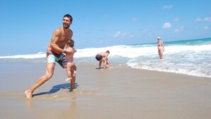 Aan het strand