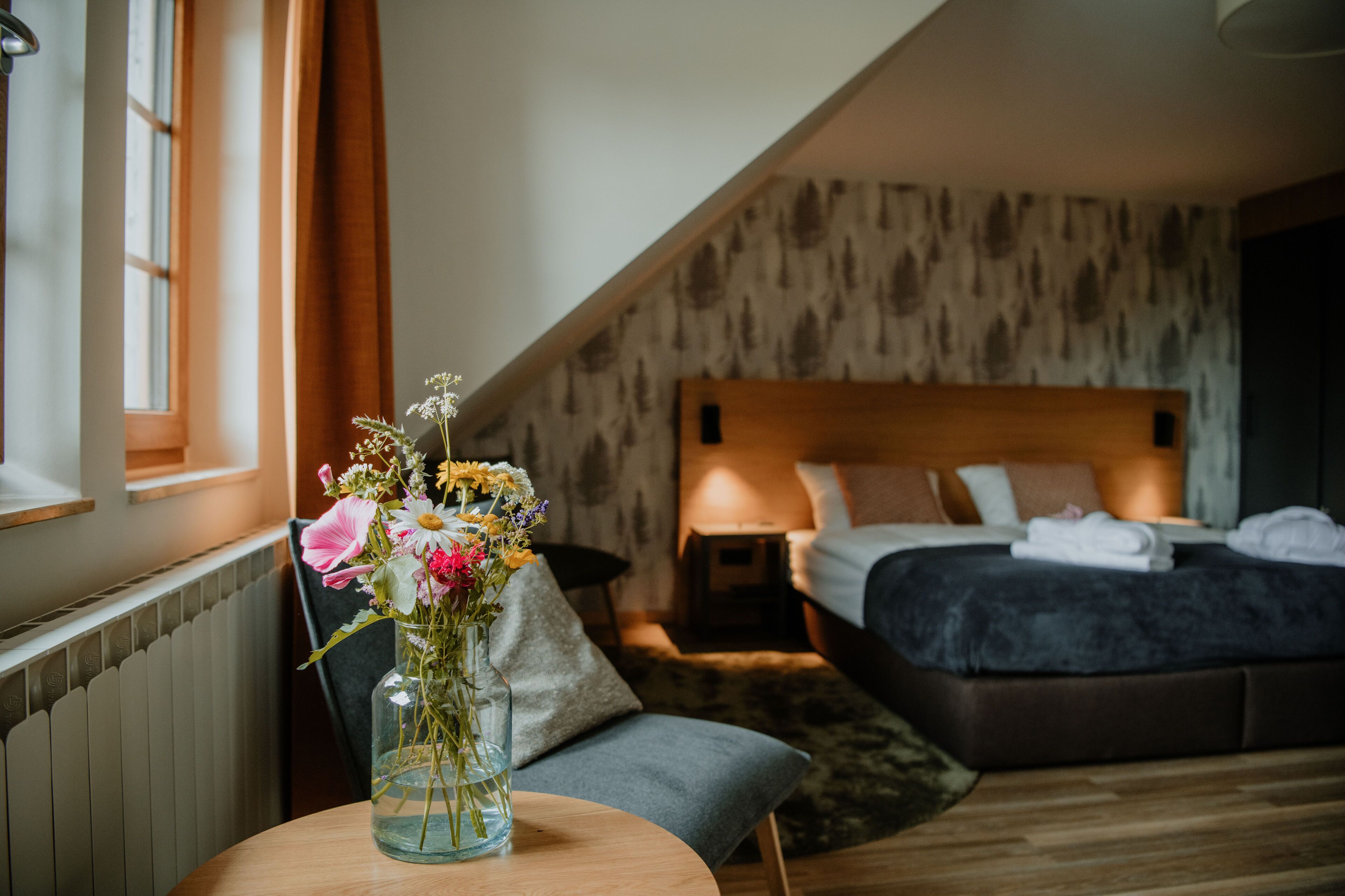 Doppelzimmer, Nichtraucher, Gartenblick | Hochwertige Bettwaren, Minibar, Schreibtisch