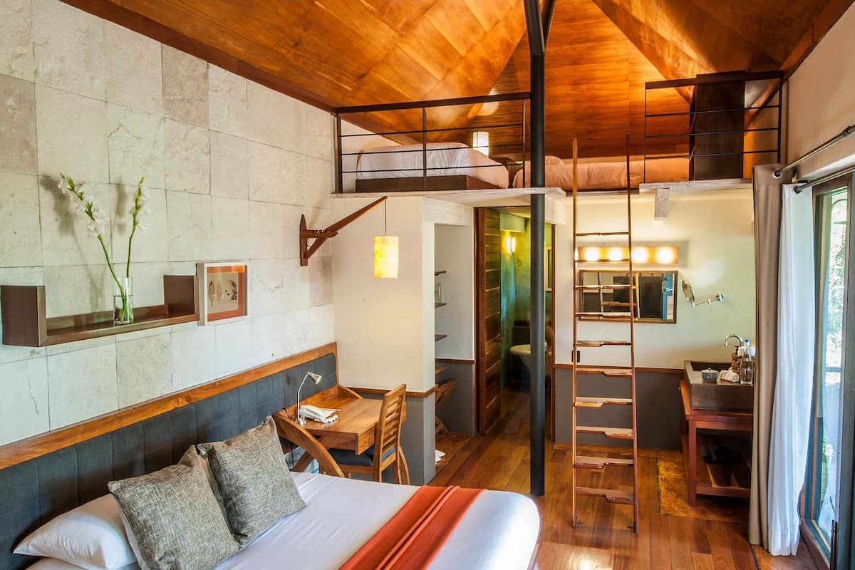 king loft | 1 bedroom, premium bedding, down duvets, pillow-top beds