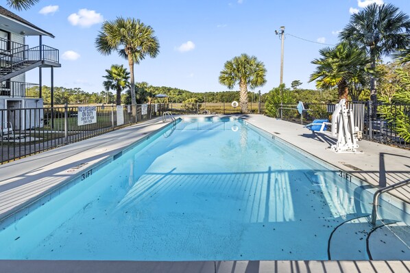 Seasonal outdoor pool