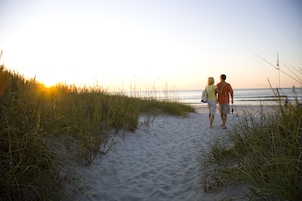 On the beach, beach volleyball