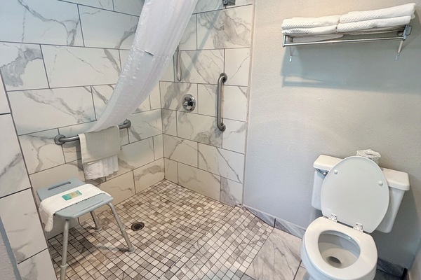 Standardzimmer, 1 King-Bett, Nichtraucher | Badezimmer | Kostenlose Toilettenartikel, Haartrockner, Handtücher, Seife