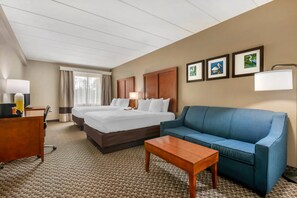 Suite, Multiple Beds, Accessible, Non Smoking | Pillowtop beds, in-room safe, desk, blackout drapes