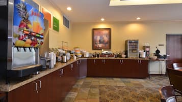 Free buffet breakfast