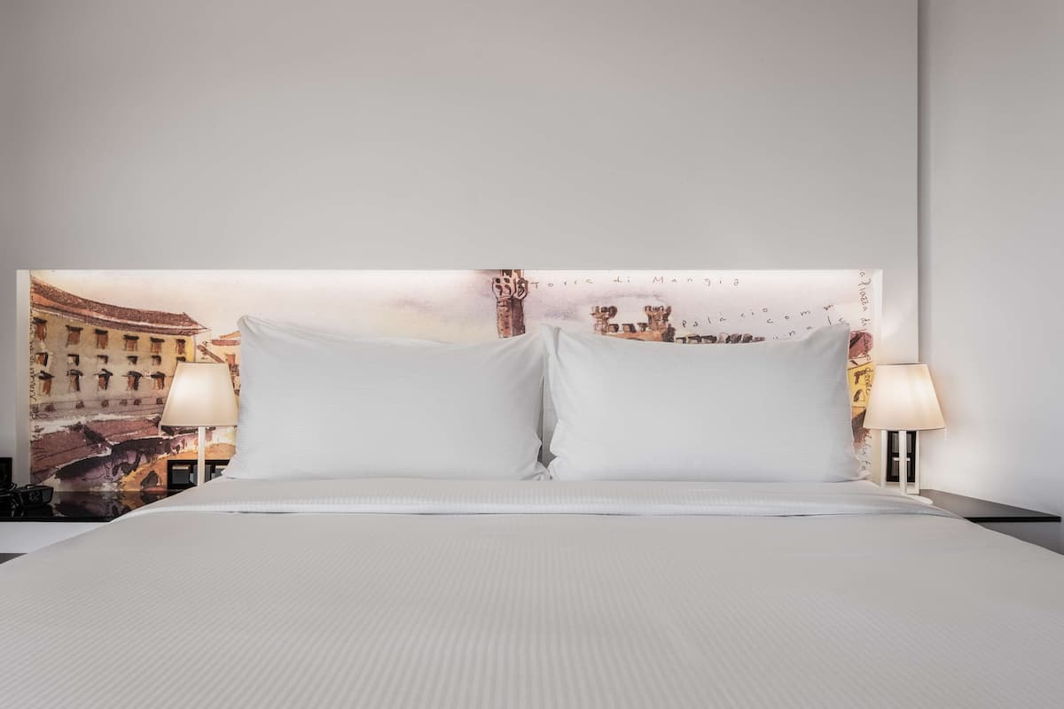 Executive-Zimmer, 1 King-Bett, Eckzimmer | 1 Schlafzimmer, hochwertige Bettwaren, Minibar, Zimmersafe