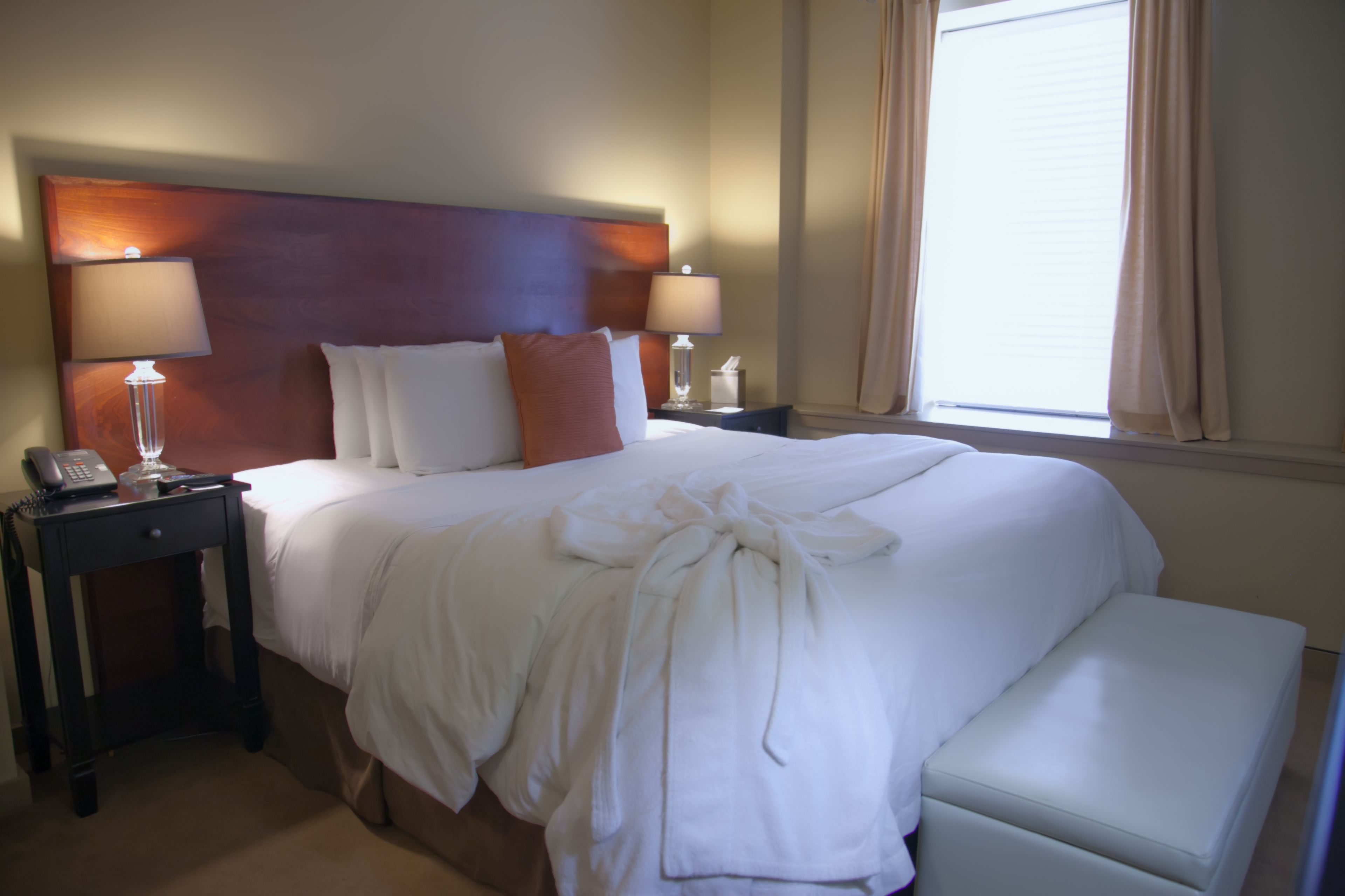 loft, 1 king bed | egyptian cotton sheets, premium bedding, down duvets, minibar