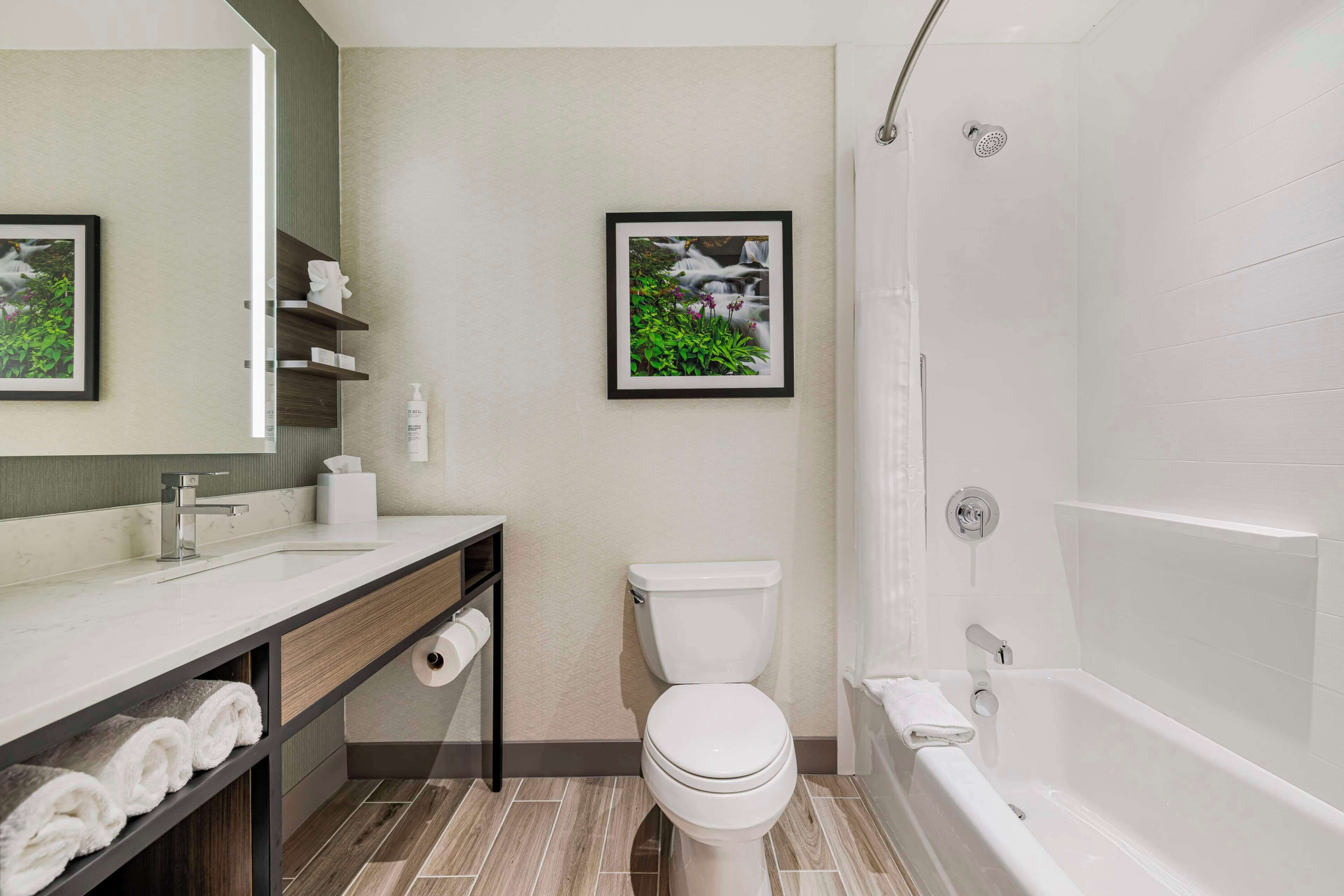 free toiletries, hair dryer, towels, soap