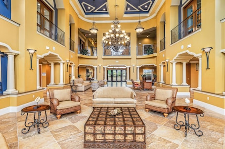 Lobby sitting area. The Berkley, Orlando