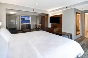 In-room safe, desk, laptop workspace, blackout drapes