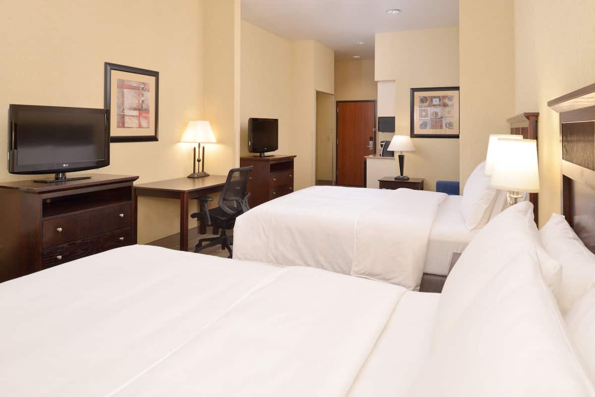 Suite, 2 Queen Beds (Addl Living Area, Minifridge) | 1 bedroom, desk, laptop workspace, blackout curtains
