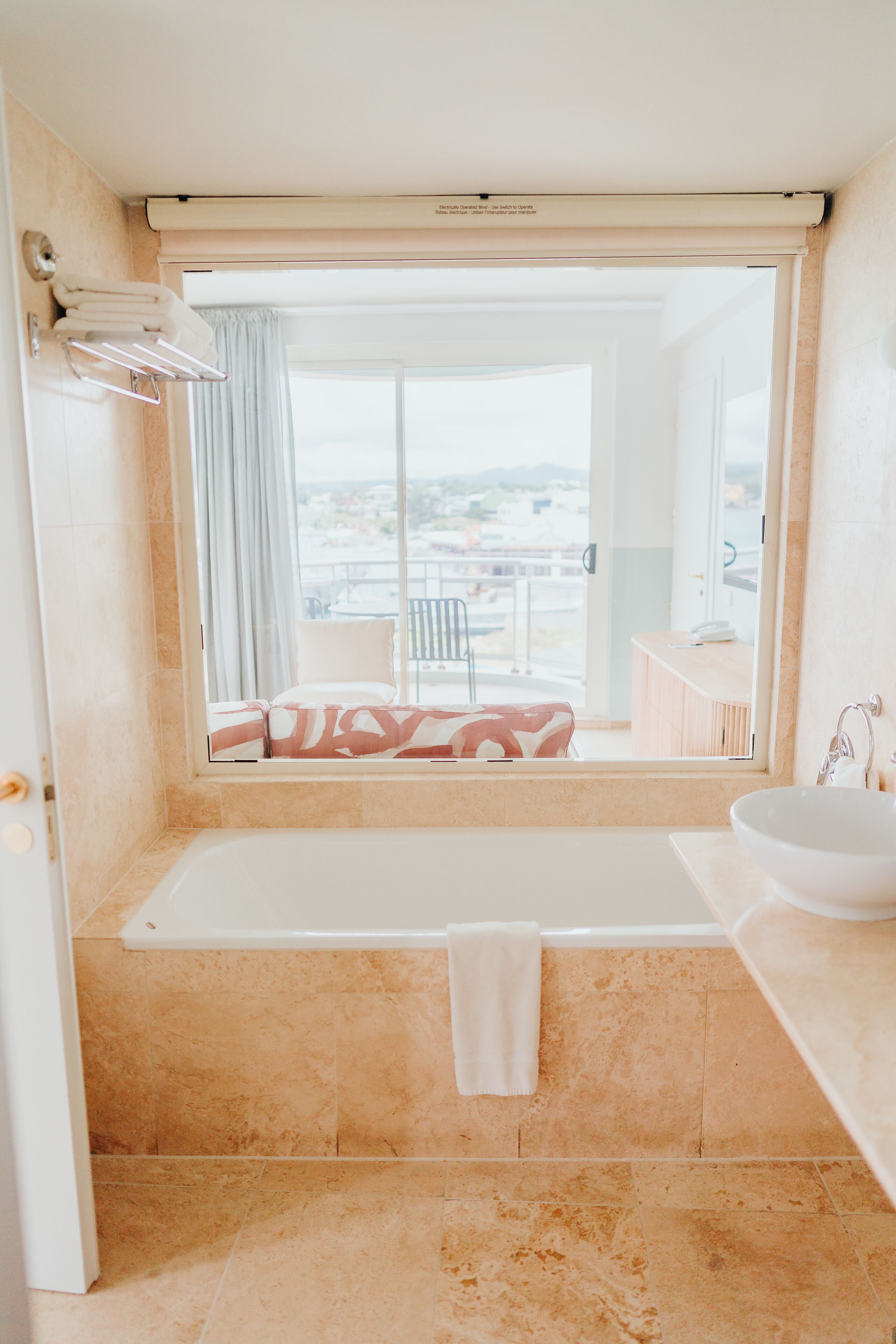 panoramic suite | bathroom | separate bathtub and shower, free toiletries, hair dryer, bathrobes