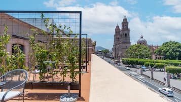 Standard Room, 1 Queen Bed, Terrace, City View (Central Building) | Terrace/patio
