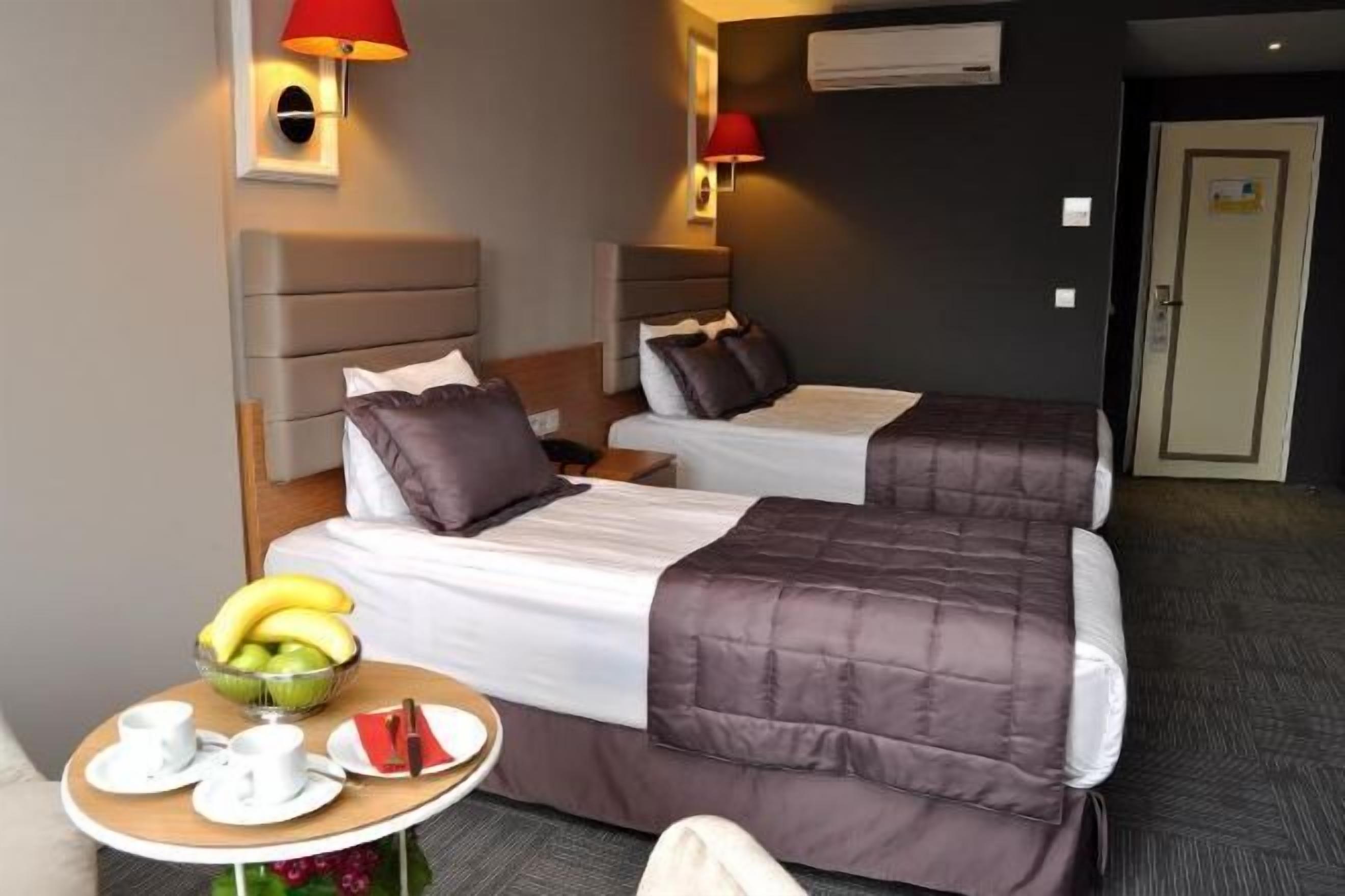 Premium bedding, minibar, in-room safe, desk