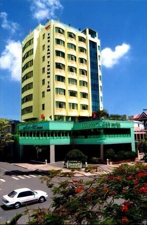 Façana frontal de l'allotjament