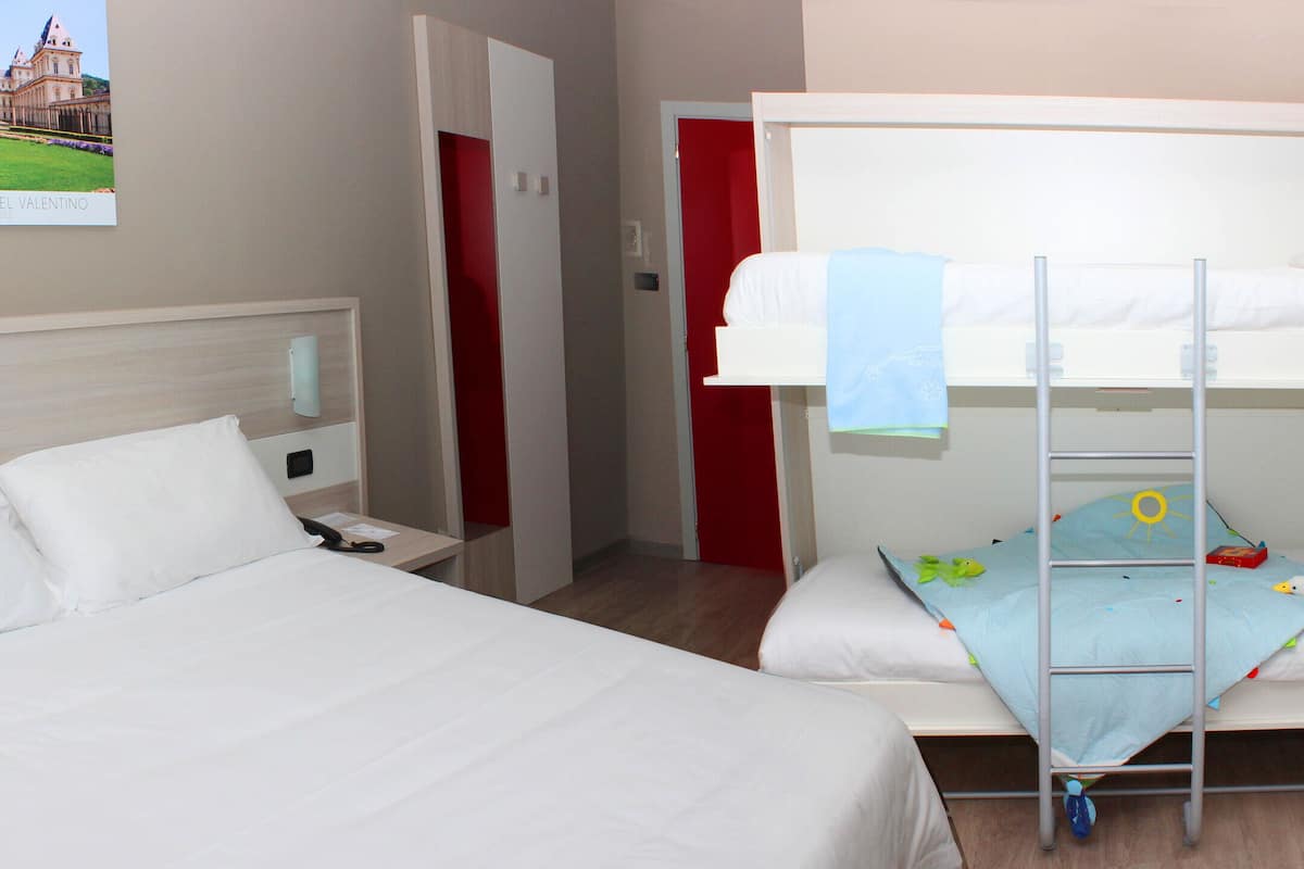 family quadruple room | 1 bedroom, premium bedding, down duvets, minibar