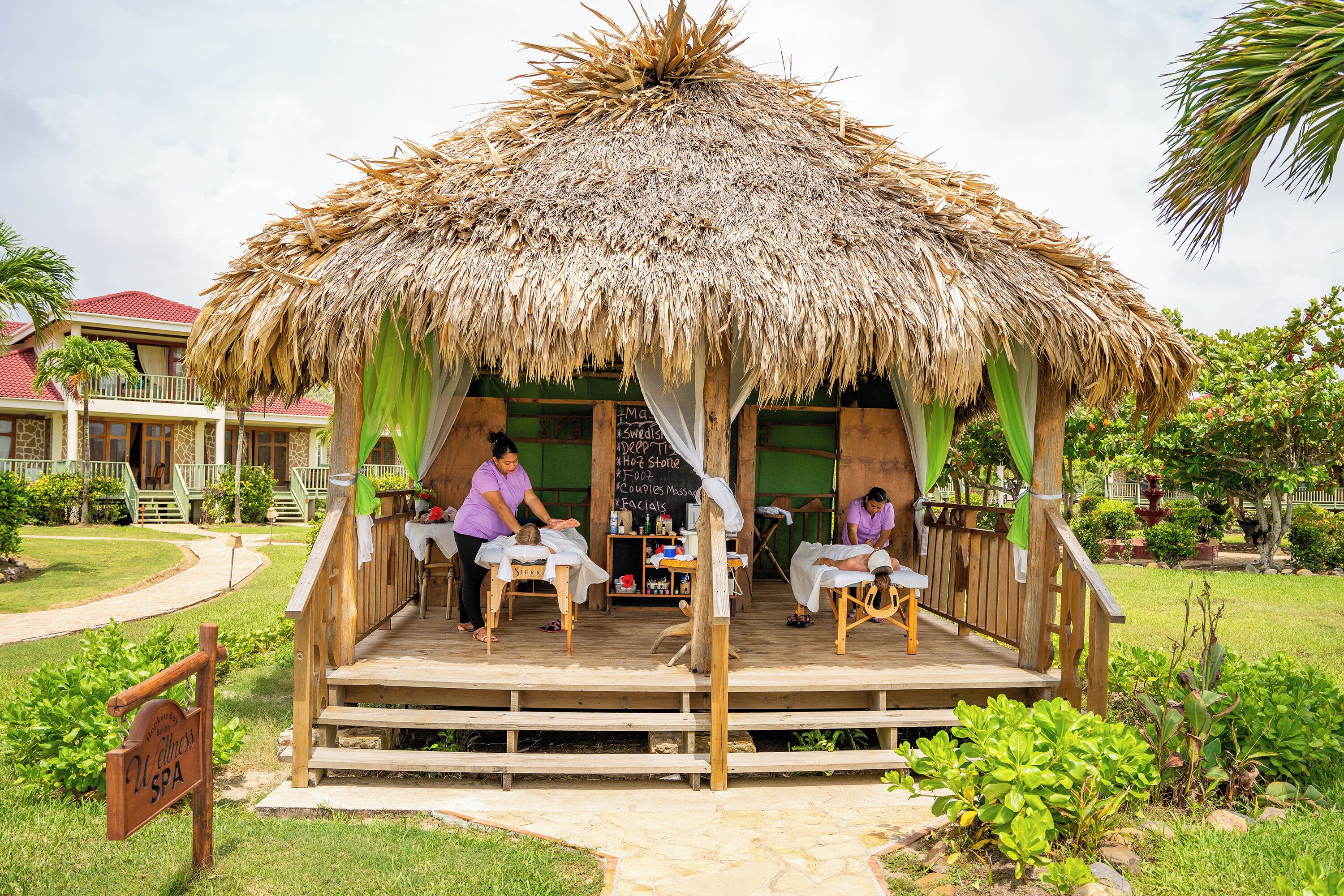 Body treatments, hot stone massages, deep-tissue massages
