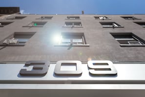 Façade de l’hébergement