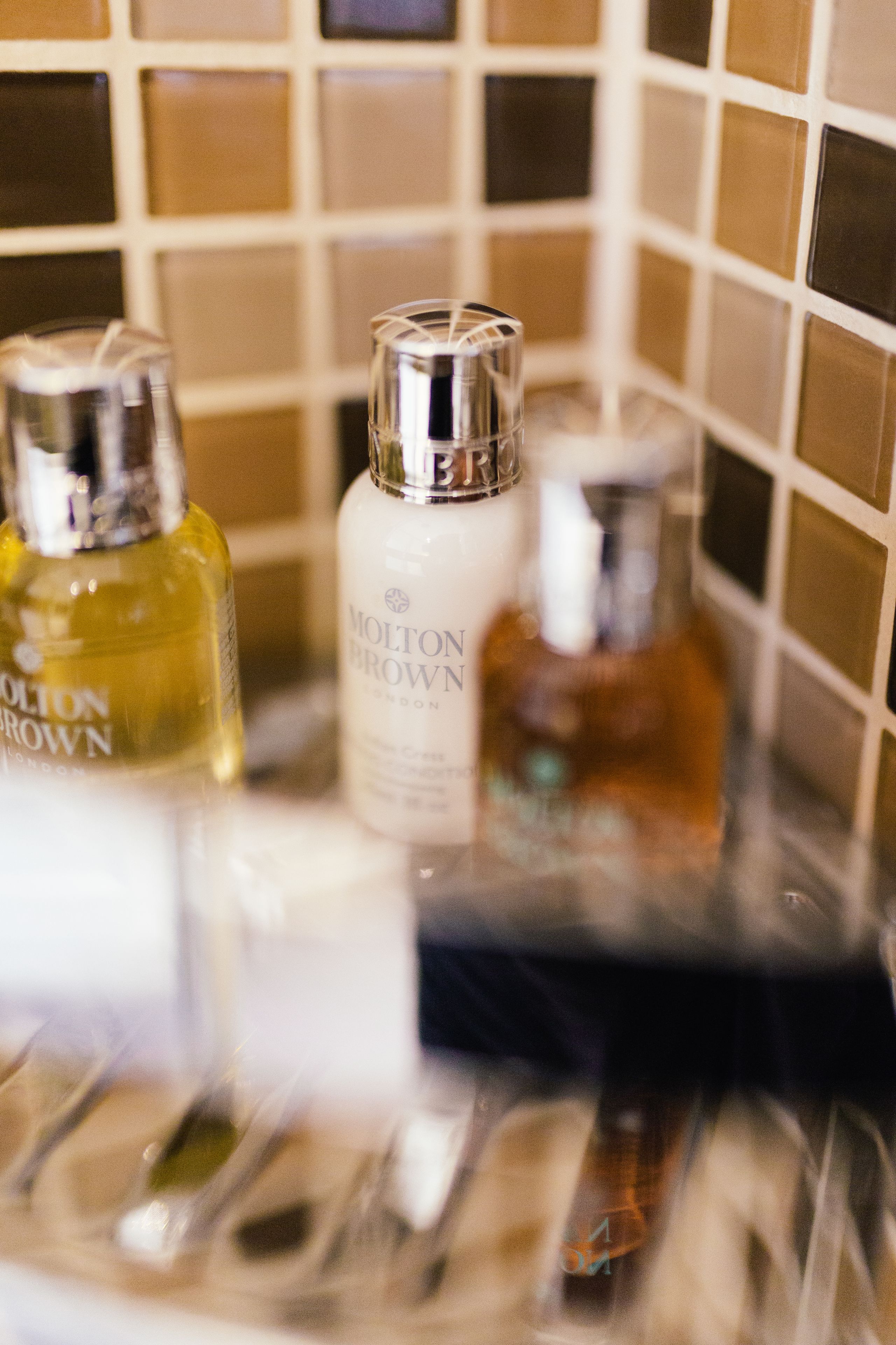 deep-soaking bathtub, eco-friendly toiletries, hair dryer, bathrobes