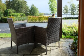Executive Double Room, Ground Floor | Terrace/patio - Lodge on Loch Lomond Hotel (Alexandria)