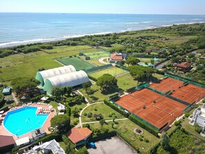 Blick von der Unterkunft