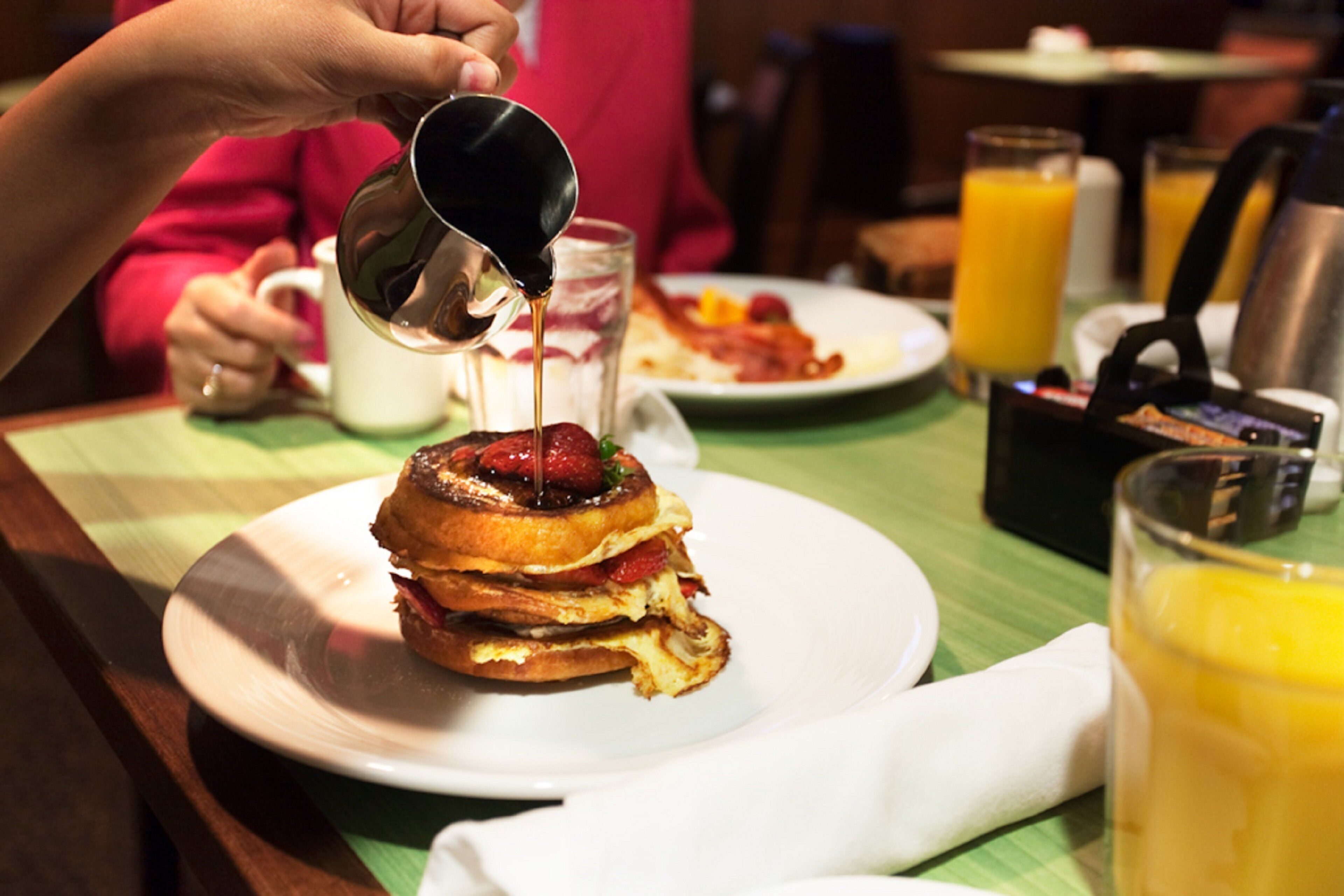 breakfast and dinner served