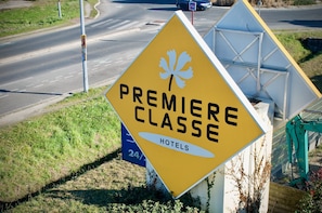 Voorkant van accommodatie