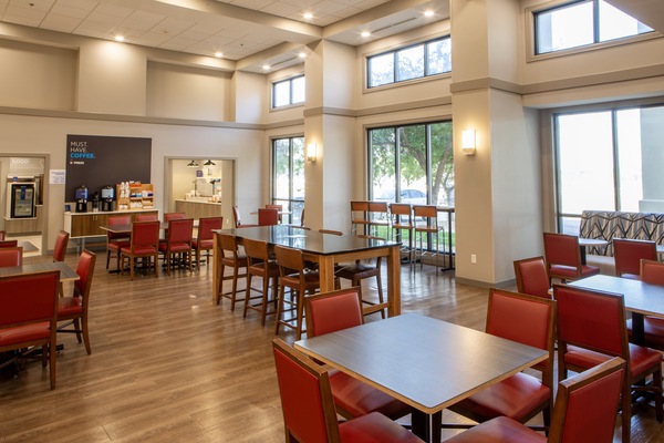 Free daily buffet breakfast