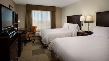 Two queen beds non smoking | In-room safe, iron/ironing board, free cribs/infant beds, rollaway beds