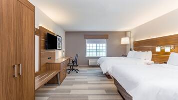 In-room safe, desk, laptop workspace, iron/ironing board