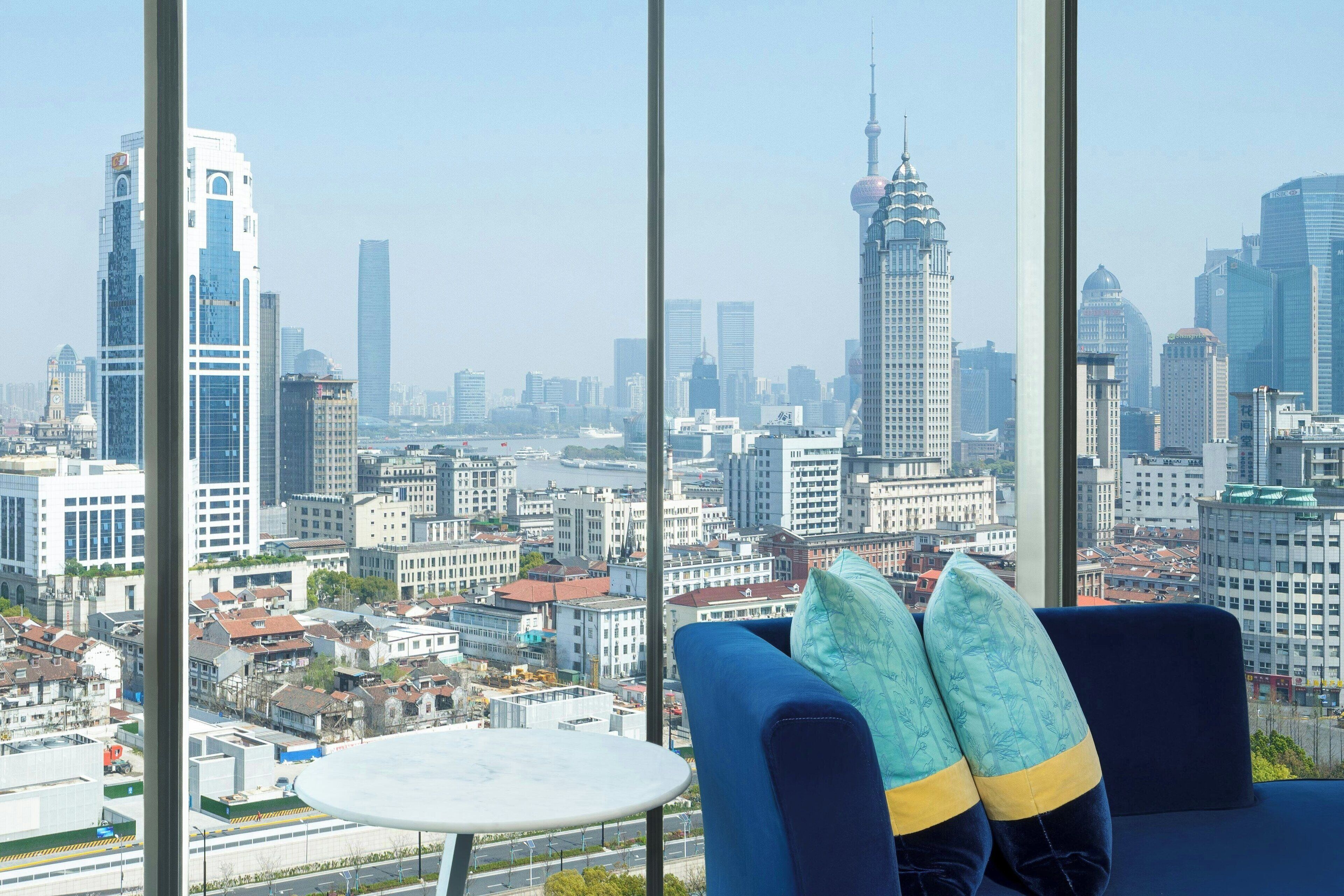 bund river view club king room | select comfort beds, minibar, in-room safe, desk