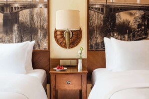 Deluxe Room, 2 Twin Beds | 1 bedroom, hypo-allergenic bedding, in-room safe, desk - Lindner Hotel Prague Castle, part of JdV by Hyatt (Prague)