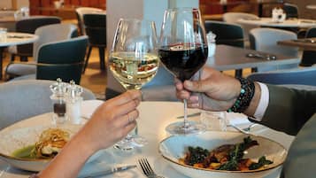 Breakfast and dinner served, local cuisine