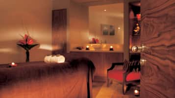 Sauna, steam room, body treatments, aromatherapy, body scrubs, facials
