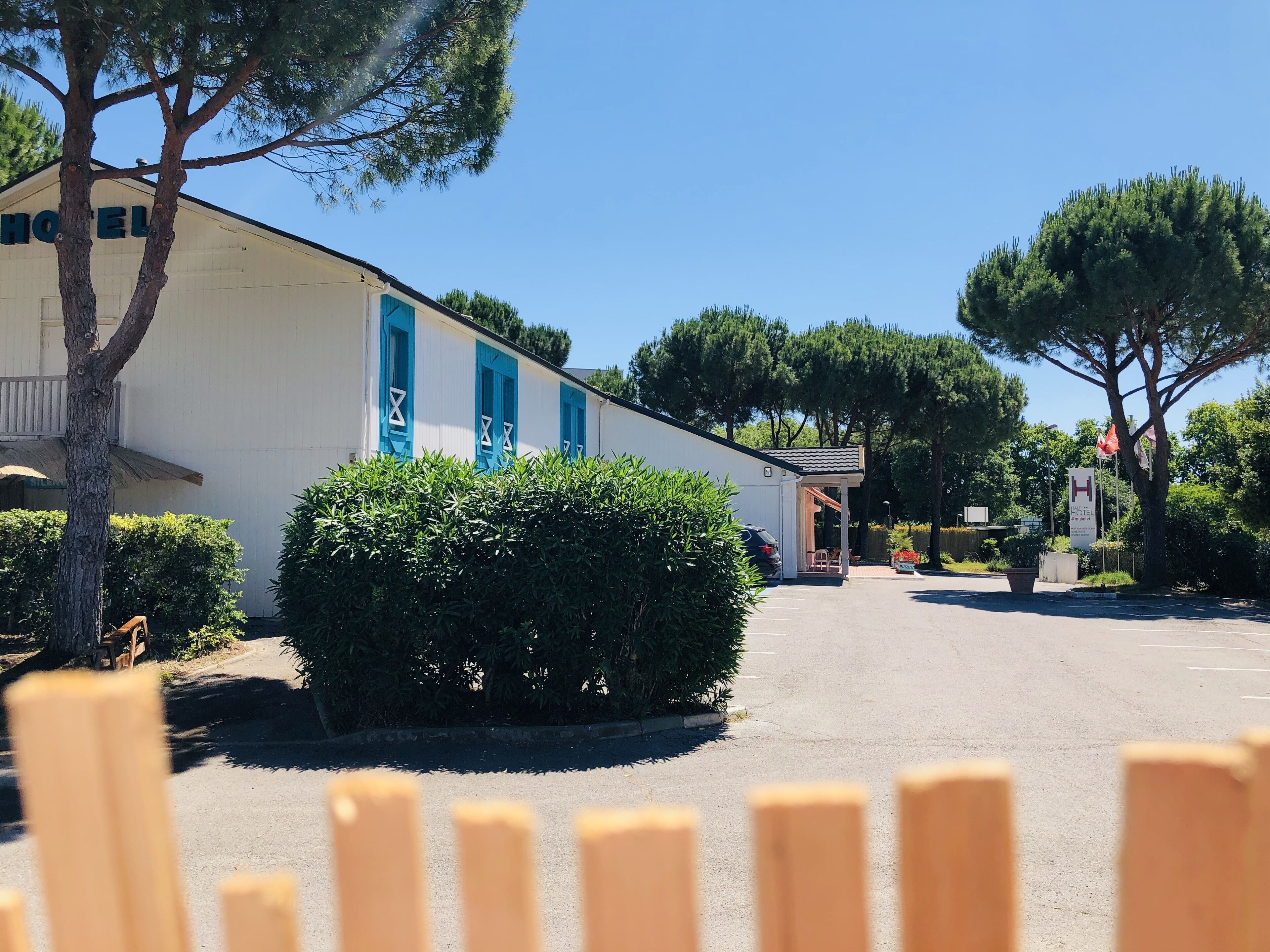 Voorkant van accommodatie