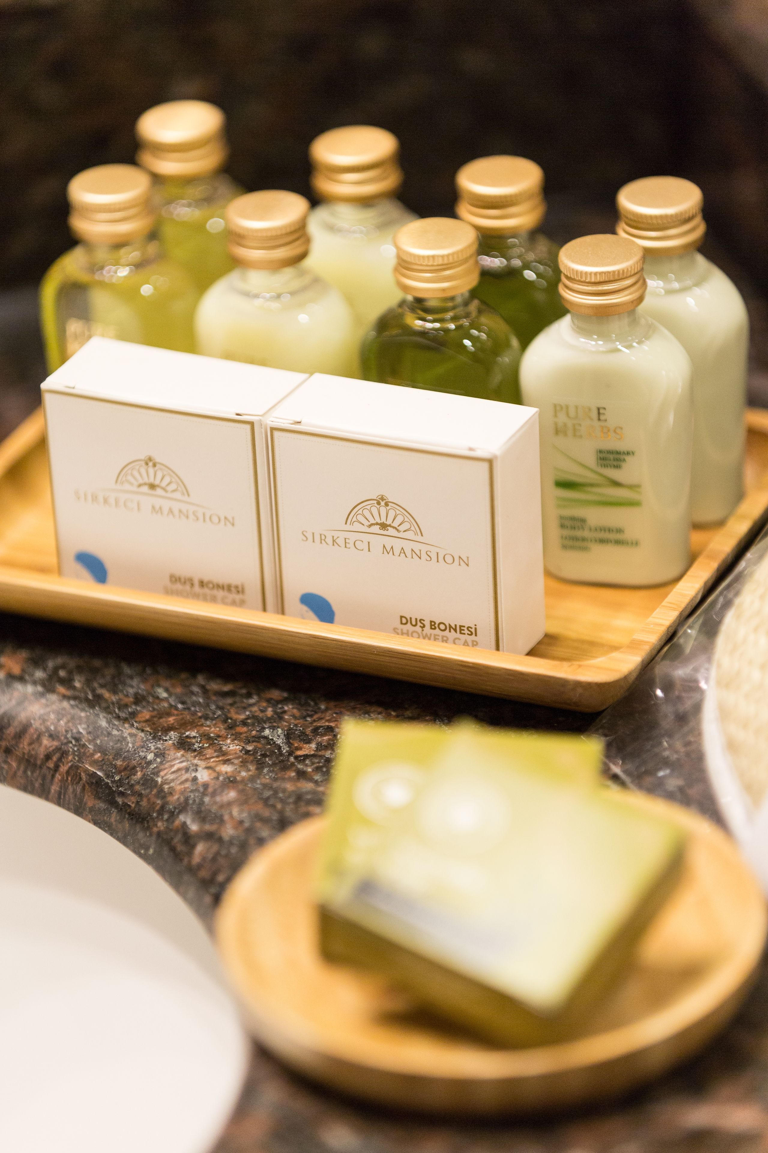 free toiletries, hair dryer, bathrobes, slippers