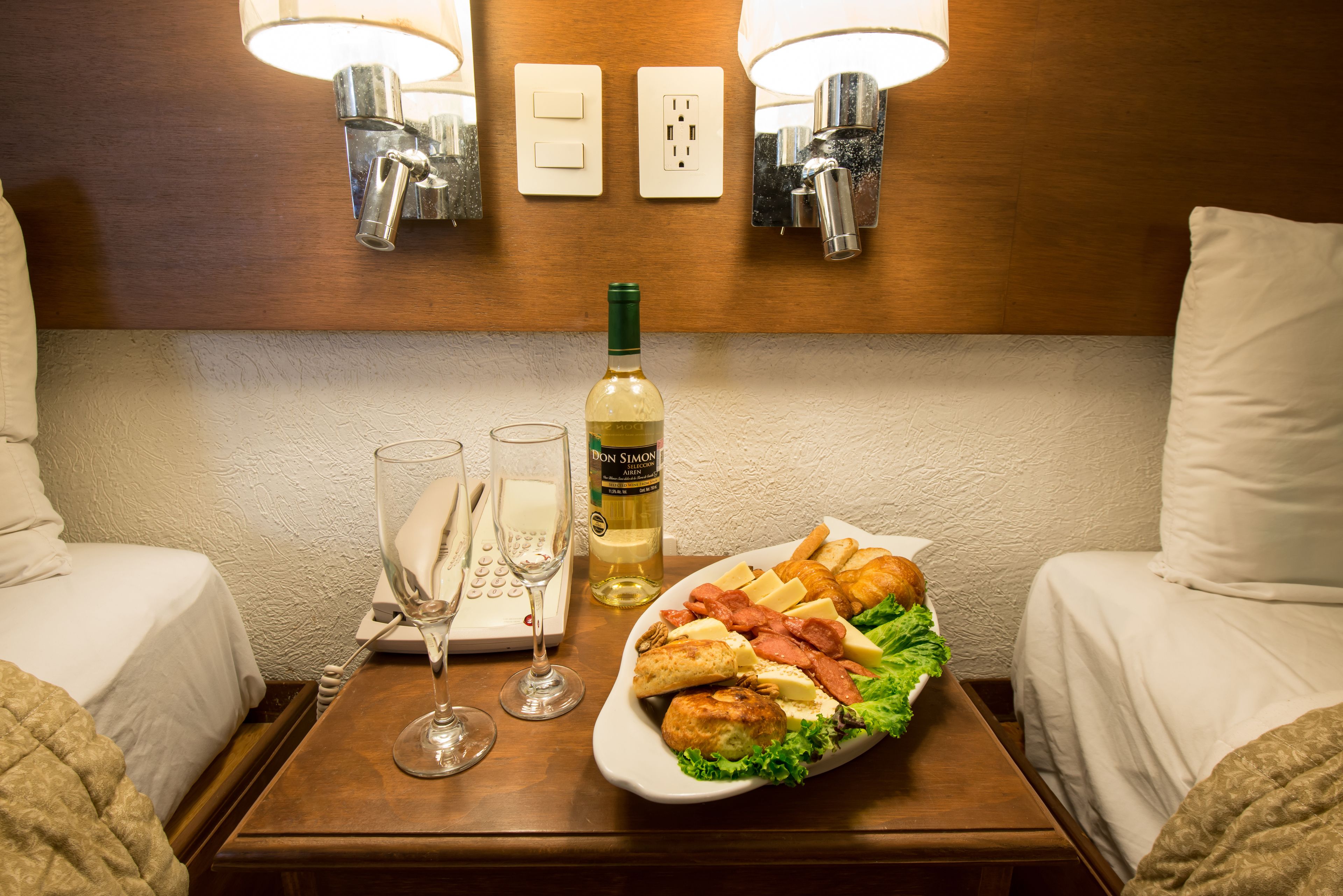 standard double room, 2 double beds | premium bedding, in-room safe, iron/ironing board, free wifi