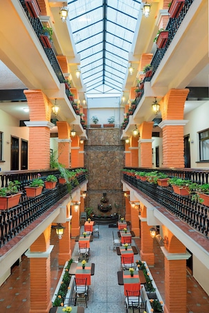 Terrasse/Patio. Hotel Del Carmen en el centro de Tuxtla Gutiérrez
