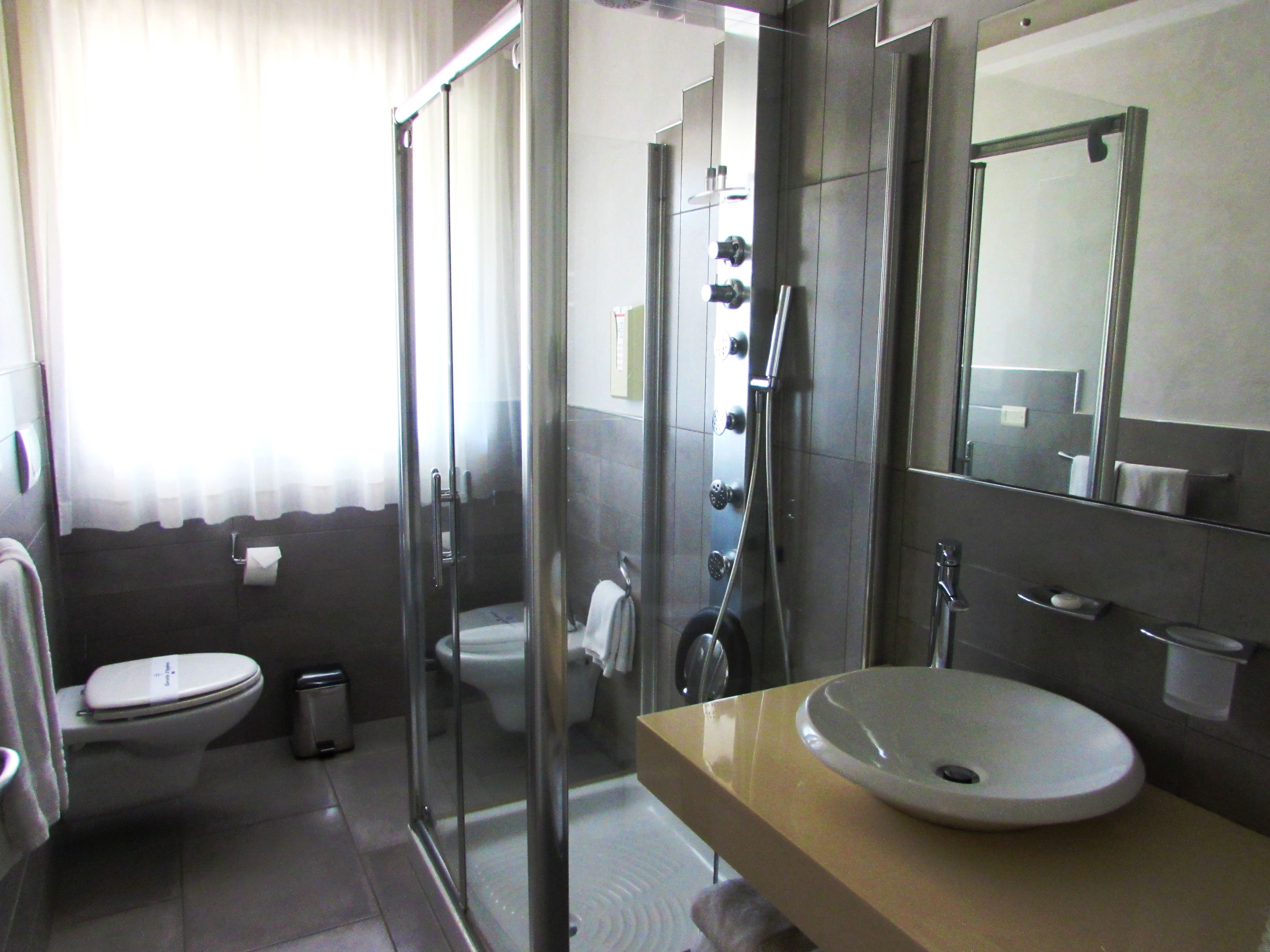 suite | bathroom | hydromassage showerhead, free toiletries, hair dryer