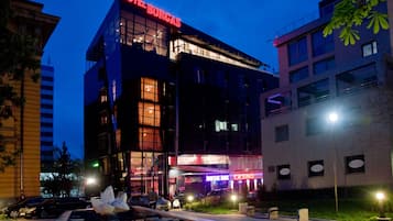 Front of property – evening/night