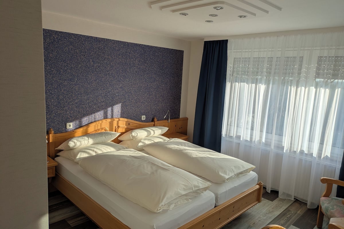 standard double room (with air conditioning) | premium bedding, pillow-top beds, minibar, desk