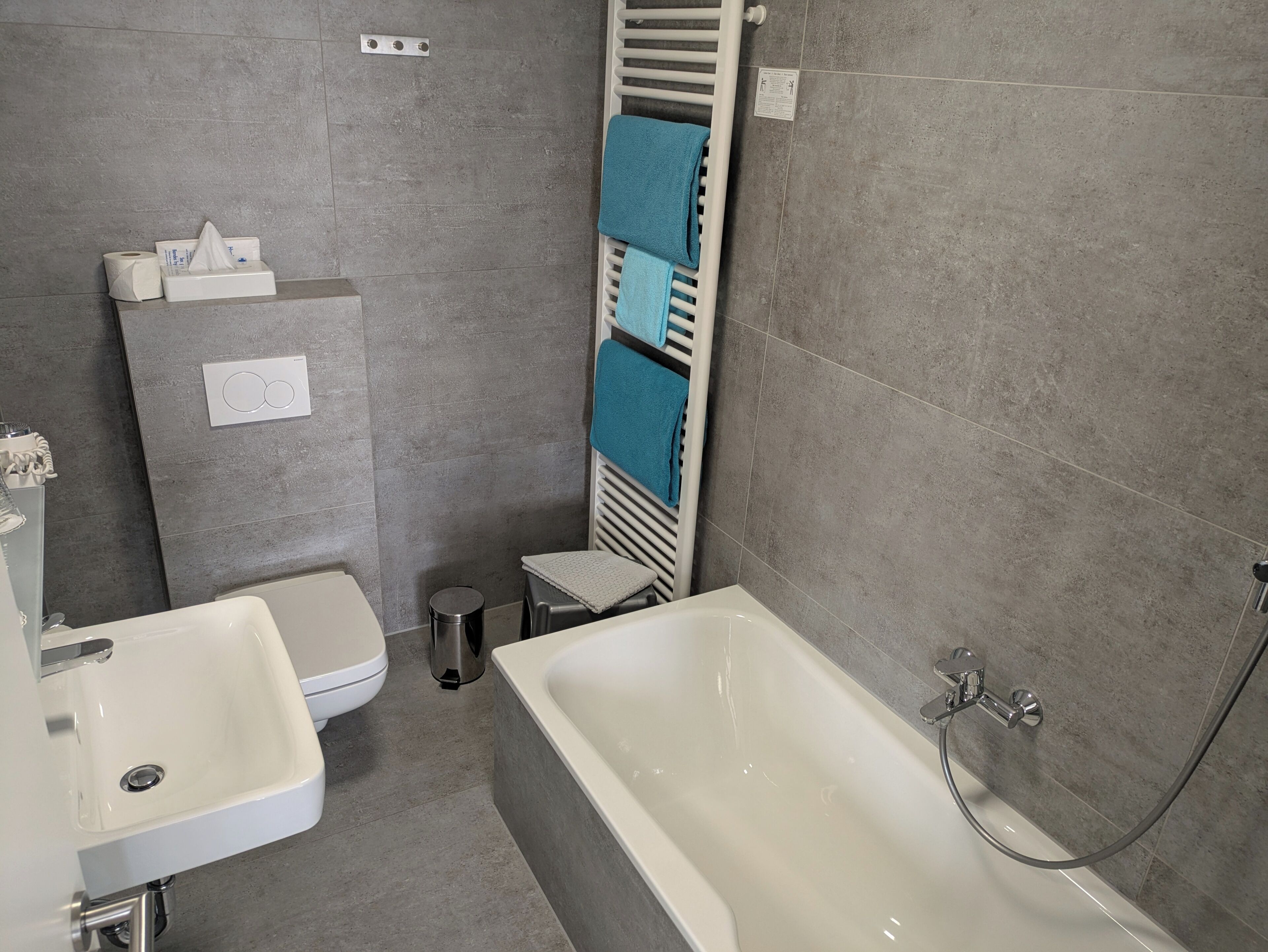 standard double room (with air conditioning) | premium bedding, pillow-top beds, minibar, desk