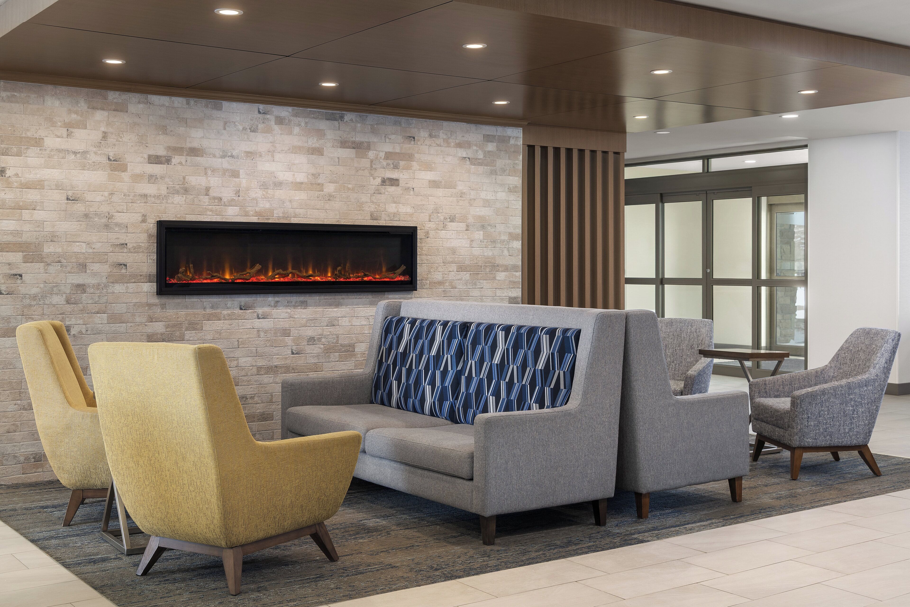 Coin salon dans le hall