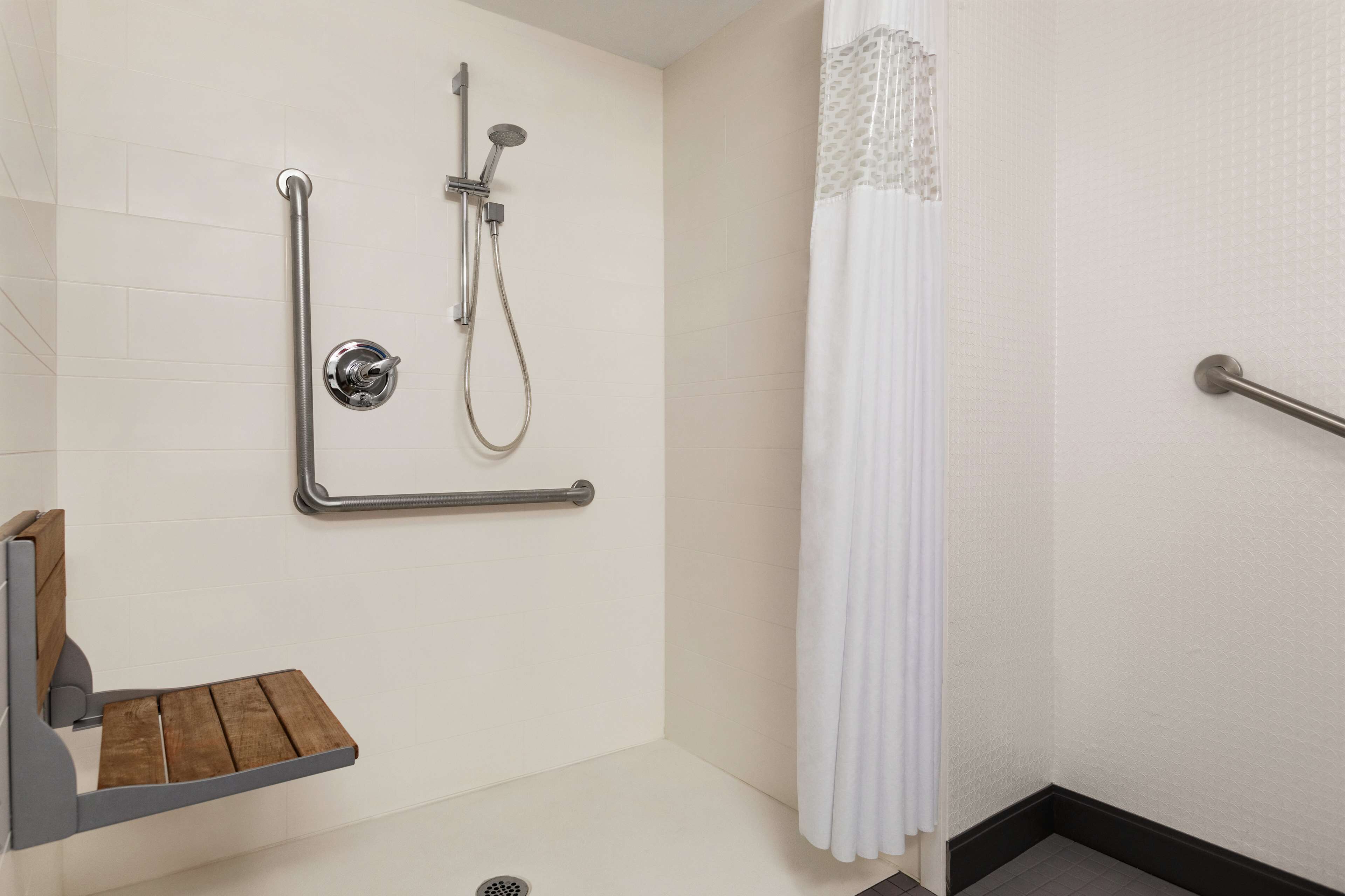 room, 2 queen beds, accessible, non smoking (roll-in shower) | bathroom | free toiletries, hair dryer, towels, soap