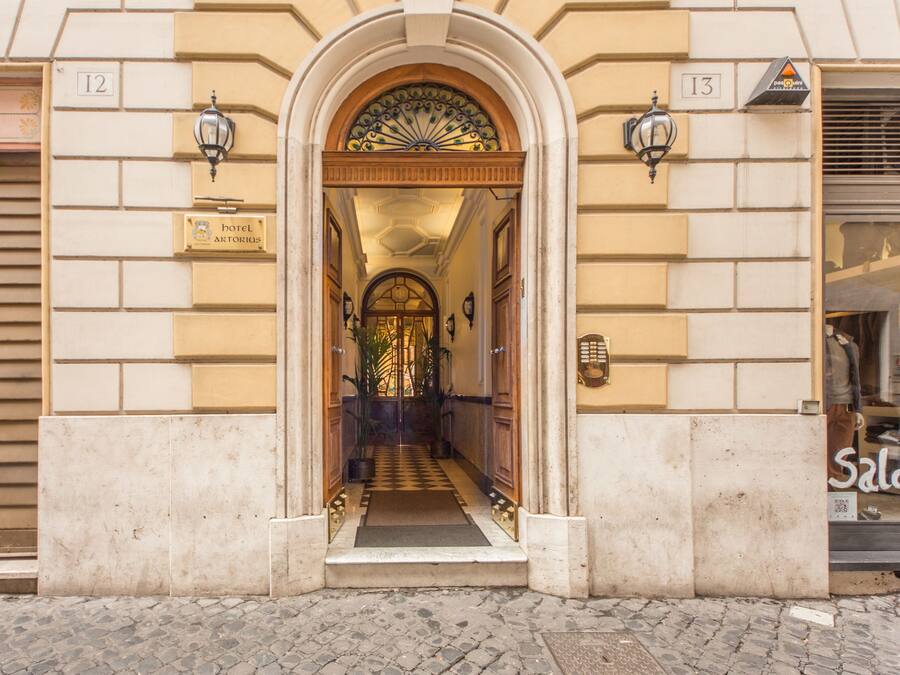 Entrada de l'allotjament